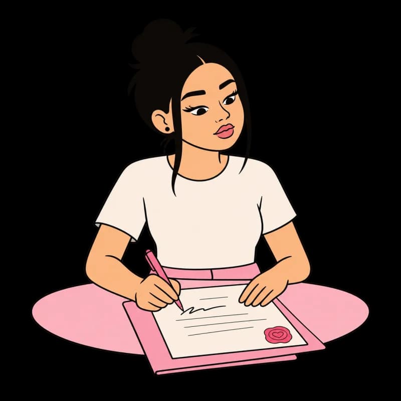 Illustration: an operator signing the Frijoleras agreement